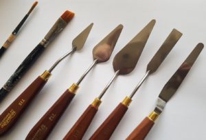 Palette Knife Selection for Painting